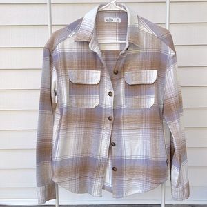 Hollister Womens flannel shirt jacket. Size XS